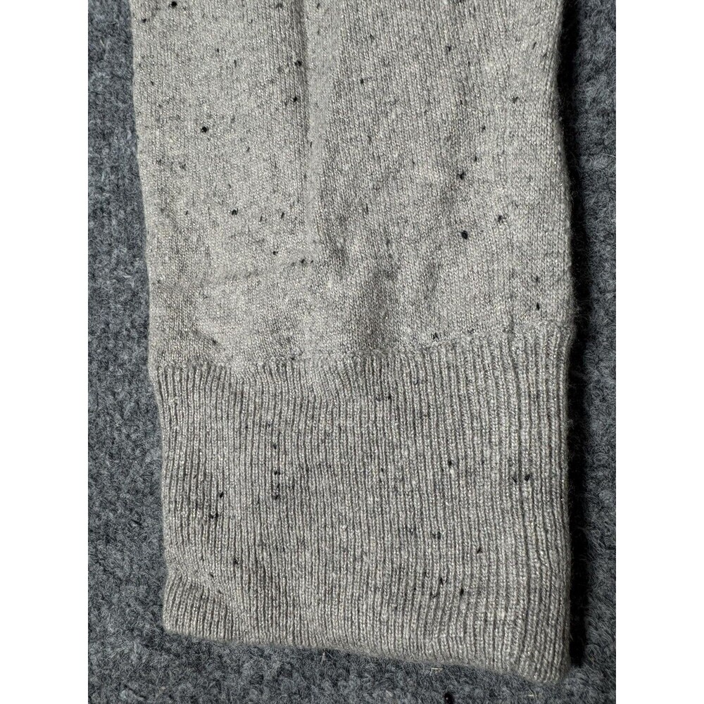 Brunello Cucinelli Jogger Pants Womens XS Gray Cashmere Knit Glitter Italy - Picture 3 of 9